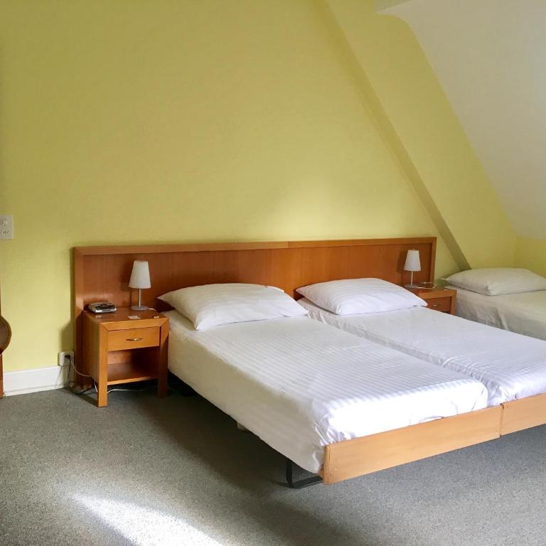 Hotel Le Cénacle - Chambre Triple avec Salle de Bains Commune - Vue sur Parc - 5