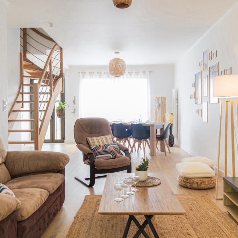 Belle maison rénovée avec goût proche village Vendée Globe, Les Sables 8 pers - Haus mit 3 Schlafzimmern - 2