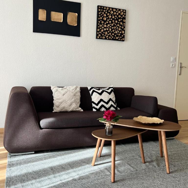 Superbe Appartement tout équipé, Coins cosy à Metz gare, 50M2, Parking privé, Balcon, 2p - Appartement 1 Chambre - 4