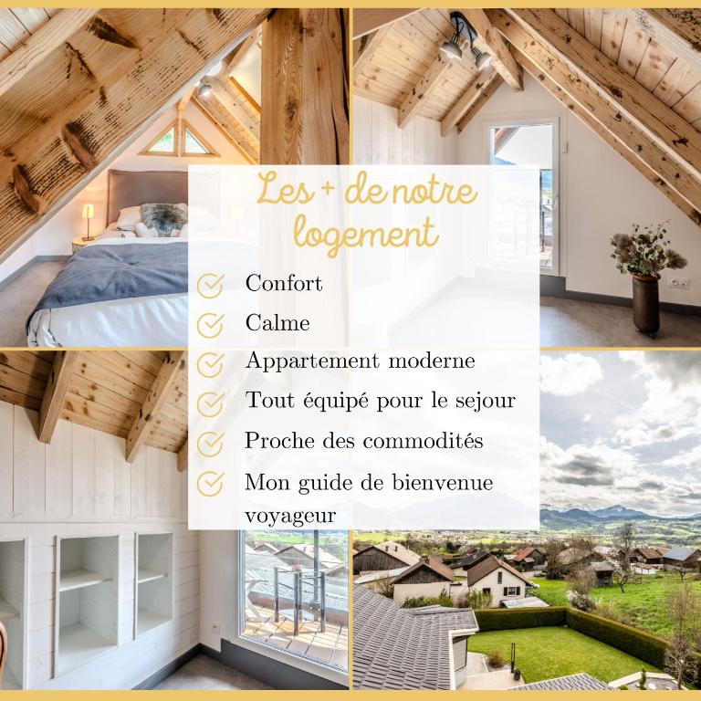 Chez Marie I T3 I Viuz - Appartement 2 Chambres - 4