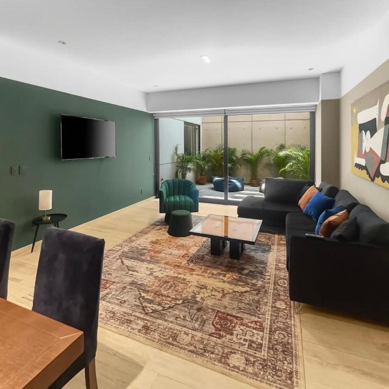 23-GH3 2 BR 2.5 Baths Private Patio Roma Norte - Appartement - 3