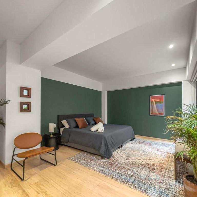 23-GH3 2 BR 2.5 Baths Private Patio Roma Norte - Appartement - 7
