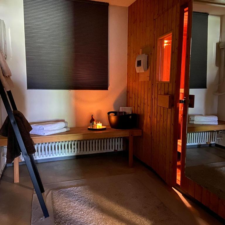 Exklusiver Souterrain - zentral, ruhig mit großer Terrasse, Bergblick und privaten Sauna zzgl - Apartment mit 1 Schlafzimmer - 13