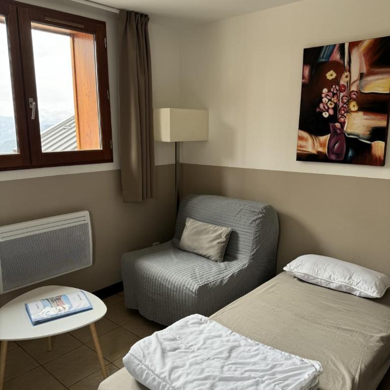 2 pièces, au pied des pistes ds Résidence Gd Hôtel - Appartement 1 Chambre - 18