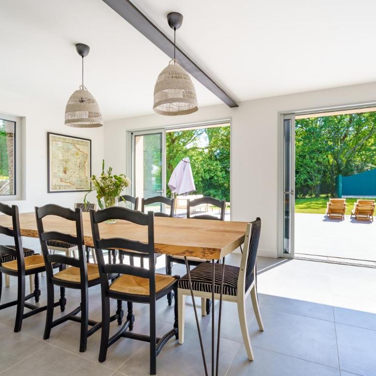 Villa familiale à Biarritz, Parc privé, Pelote Basque & Boulodrome - Chambre Double avec Terrasse - 10