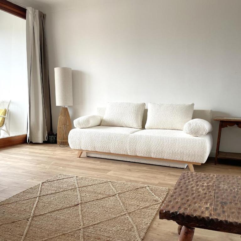 Studio confortable avec vue mer, loggia, animaux acceptés et parking privatif - FR-1-309-75 - One-Bedroom Apartment - 2