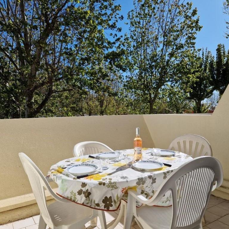 Appartement bord de mer à Marseillan Plage, animaux admis, parking privé - FR-1-387-205 - Studio - 1