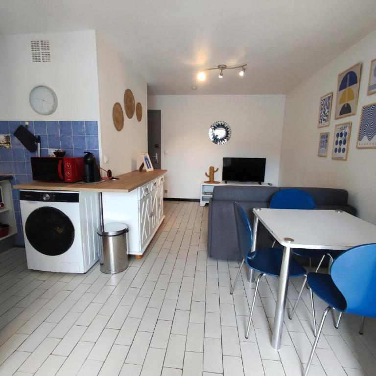 Studio 4 pers. avec piscine, tennis et parking privé à 500m de la plage, Argelès-sur-Mer - FR-1-776-92 - Estudio - 5