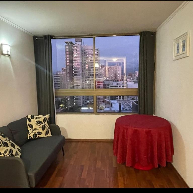 Departamento centro Santiago con estacionamiento - Apartamento de 1 dormitorio - 1