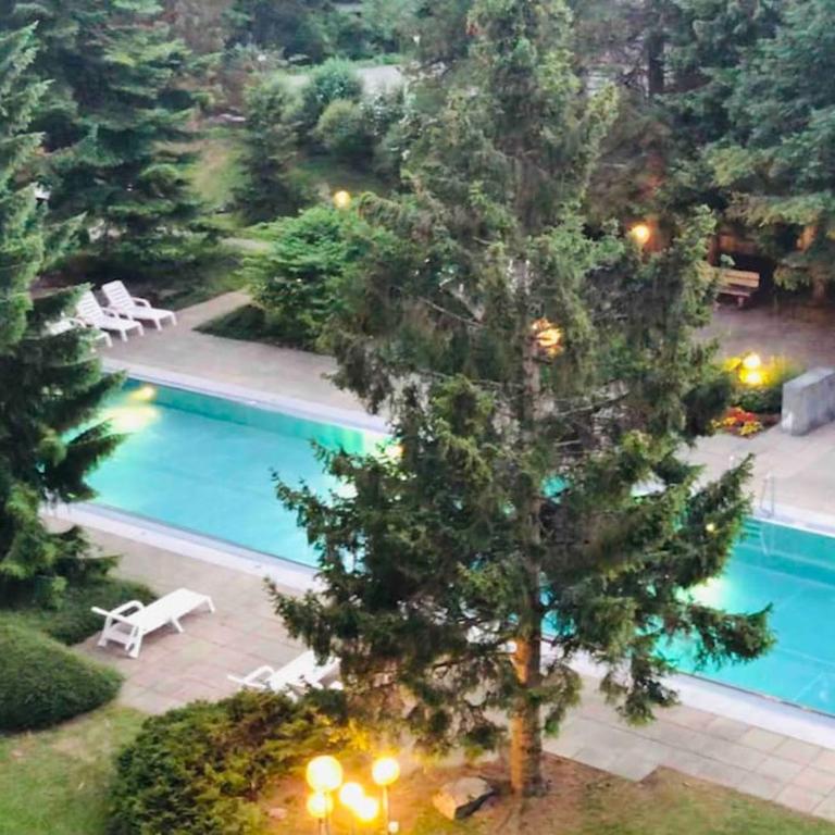 Modern LAAX apt Swimming Pools Wellness and Tennis - Studio mit Poolblick - 33