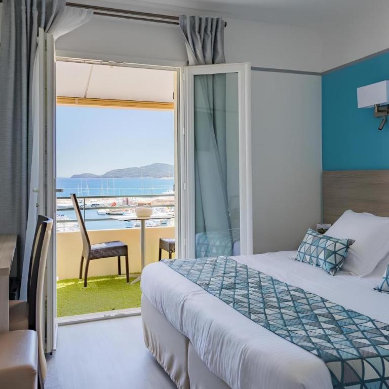 Hôtel Le Rabelais - Chambre Double Privilège avec Balcon - Vue sur Mer - 1