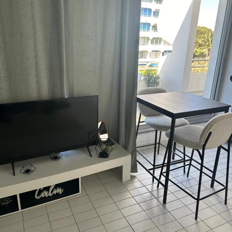 Studio première ligne mer parking - Appartamento con 1 Camera da Letto - 8