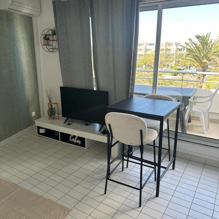 Studio première ligne mer parking - Appartamento con 1 Camera da Letto - 5