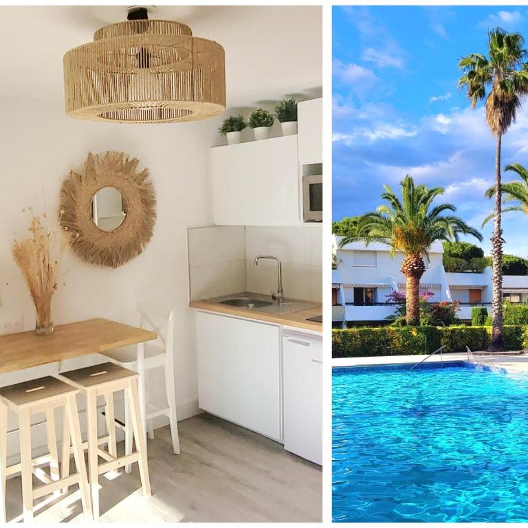 Magnifique Studio avec Piscine et Jardin - One-Bedroom Apartment - 1