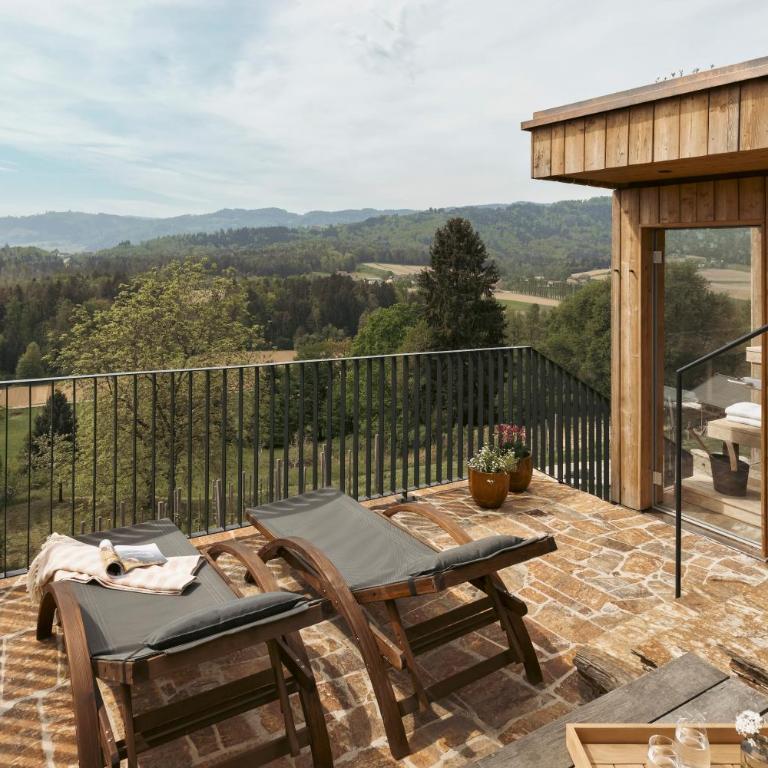 Am Wildbachberg - Luxus Ferienhäuser mit Infinitypool, Privatsauna und Weinkeller - Deluxe Villa - 10