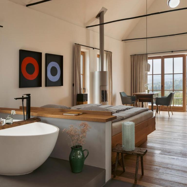 Am Wildbachberg - Luxus Ferienhäuser mit Infinitypool, Privatsauna und Weinkeller - Deluxe Villa - 11