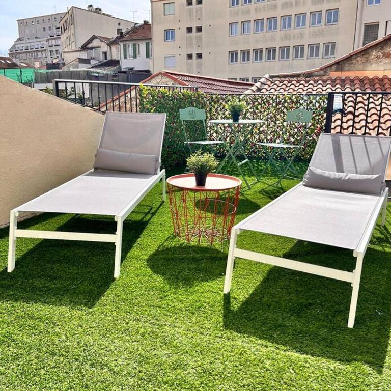 Emma - 4/6 pers NEUF- Hyper centre Clim Terrasse - Apartment mit 2 Schlafzimmern - 2