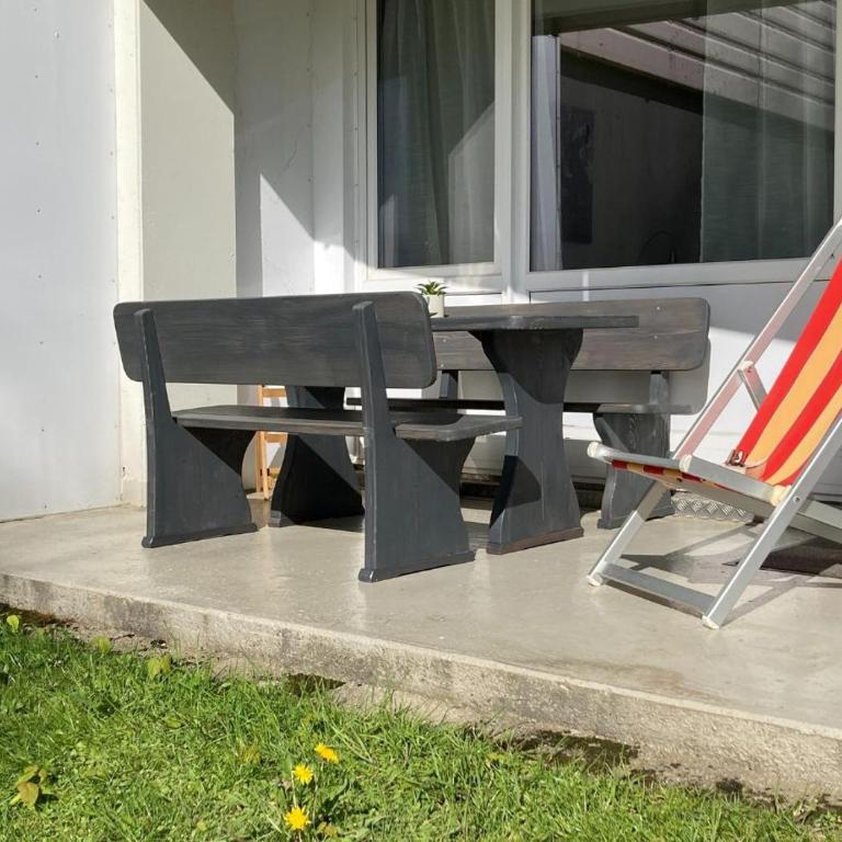 Wildwood Lodge Ferienwohnung mit Wellness - Studio mit Terrasse - 13