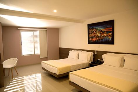 Hotel Mio Boutique - Habitación Doble Deluxe - 2 camas - 4