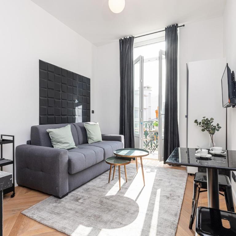 7 FOCH 202 - Studio contemporain en plein coeur de Nice - climatisation - Studio avec Balcon - 2