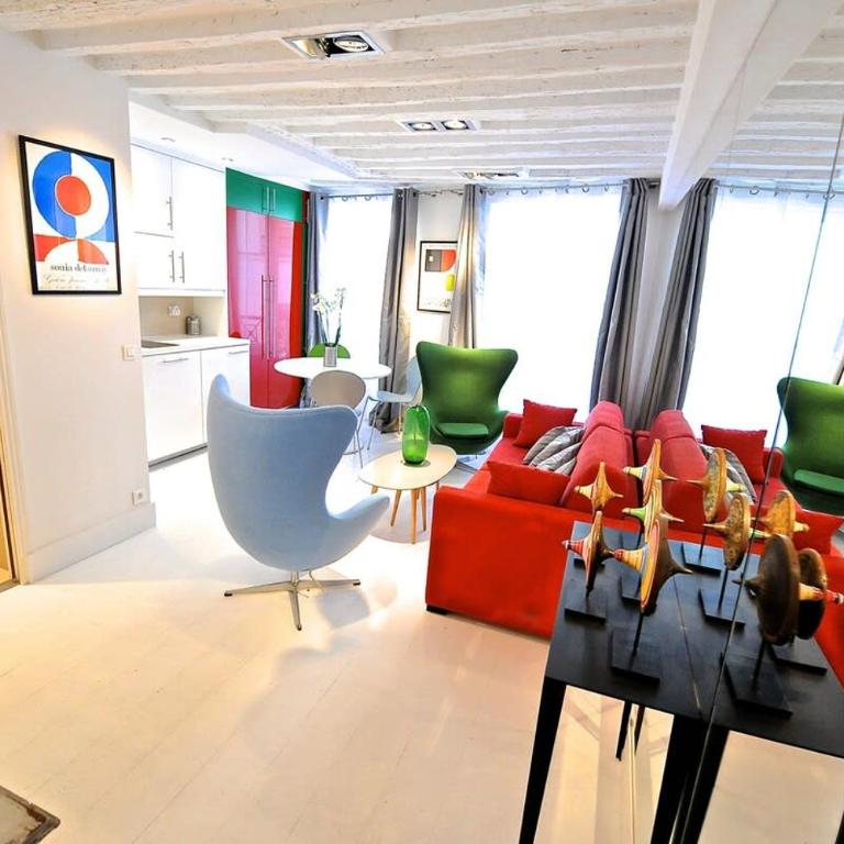 Notre Dame In Full Colors with AC - Apartment mit 1 Schlafzimmer - 9