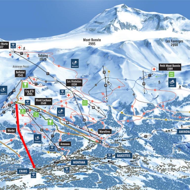 Crans Montana - Studio au pied du téléphérique - Apartment mit 1 Schlafzimmer - 16