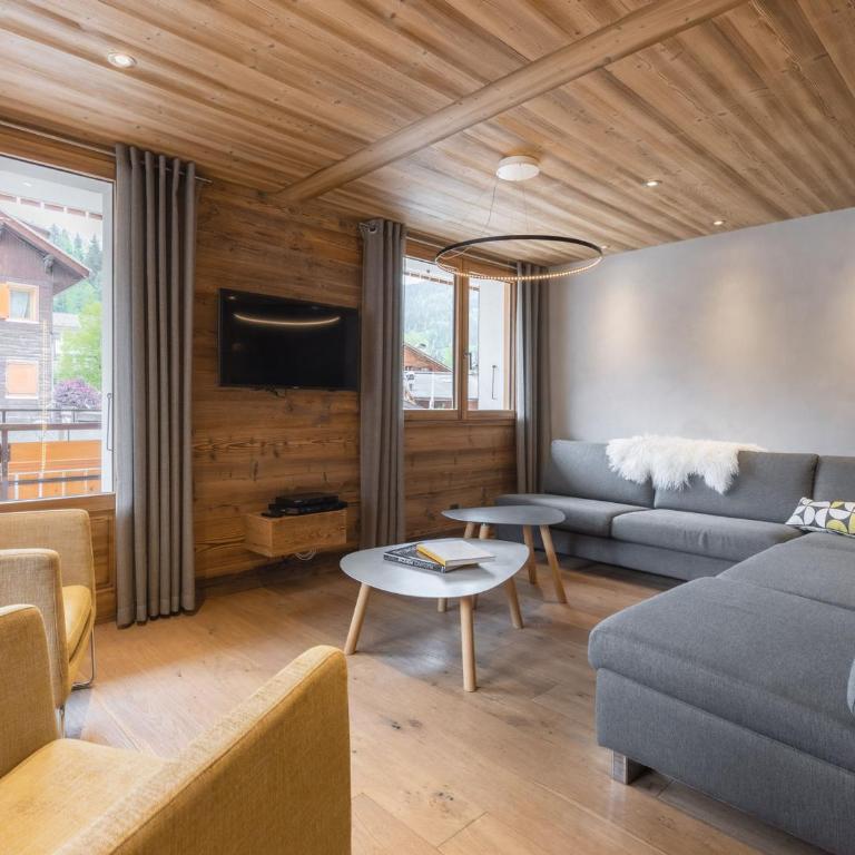 Luxueux Appartement 5* à La Clusaz, 4 Pièces, Balcon, Proche Pistes et Commerces - FR-1-304-176 - Appartamento (6 Adulti) - 13