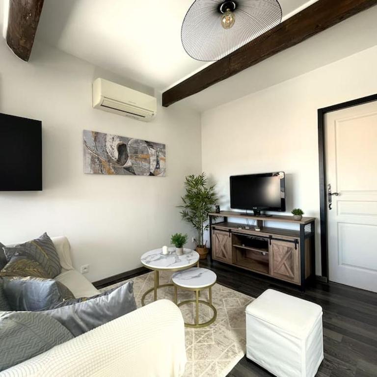 Charme urbain sous les toits-Terrasse/Clim/Parking - Appartement 2 Chambres - 19