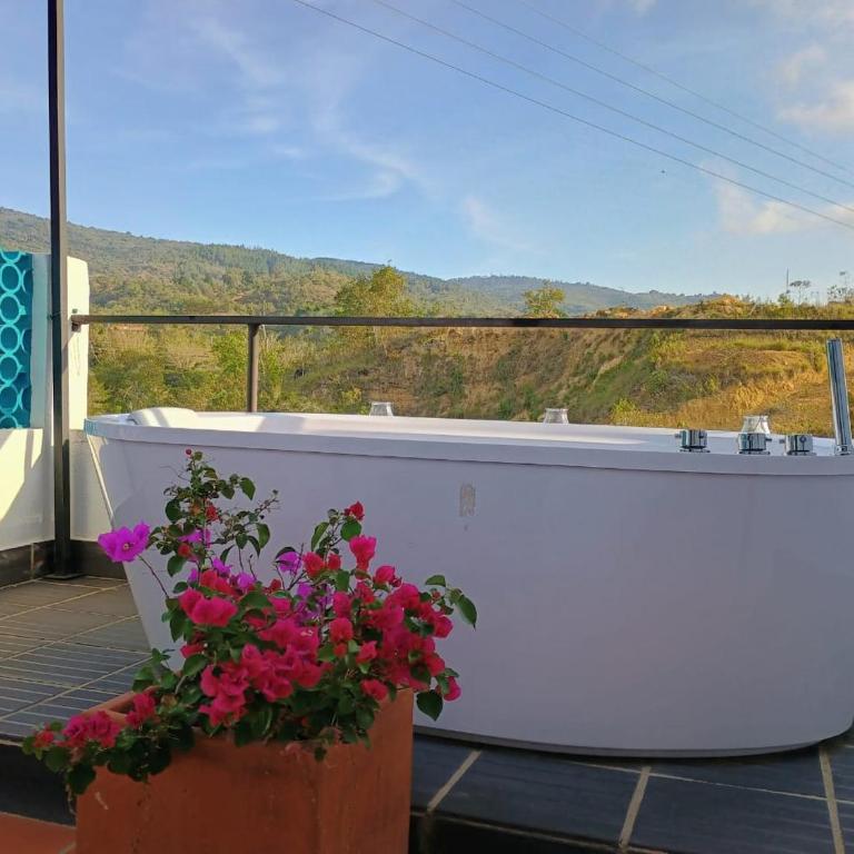 Hotel Casa Del Viento Zapatoca - Habitación Doble con terraza - 1