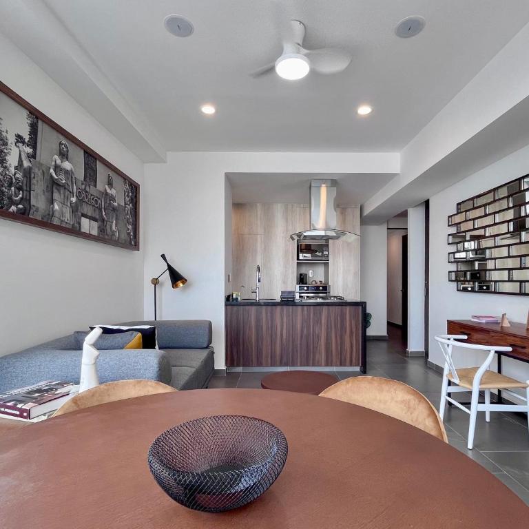 Mi Zona Lodging San Ángel - One-Bedroom Apartment with City View - 16