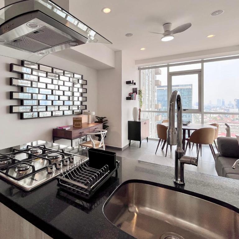 Mi Zona Lodging San Ángel - One-Bedroom Apartment with City View - 26