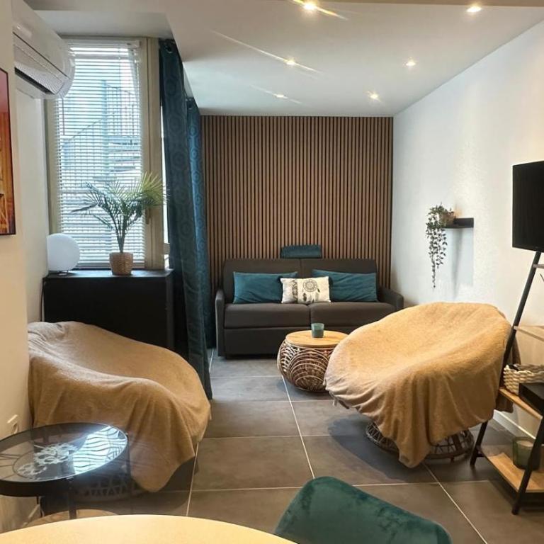 appartement Carré d’or 2 pas de la croisette - Apartamento de 1 dormitorio - 2