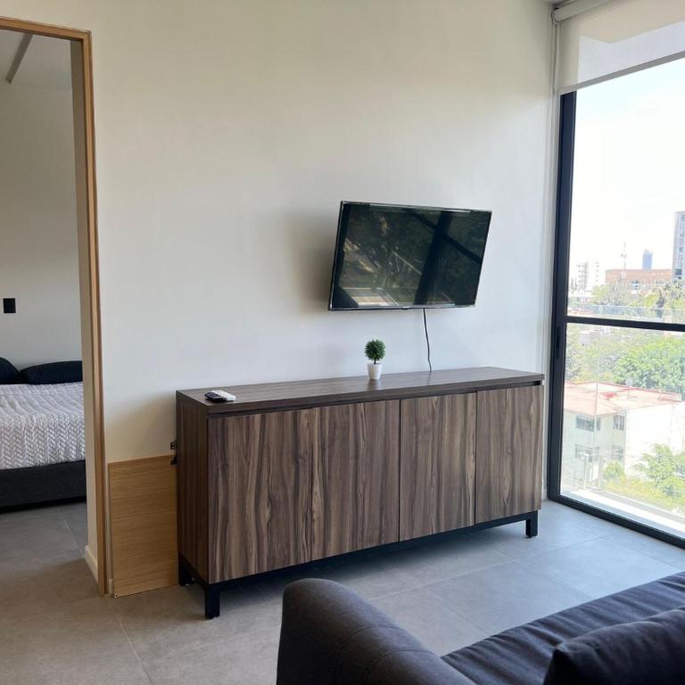 Nuevo Departamento con Terraza, Alberca y Gimnasio - Two-Bedroom Apartment - 11