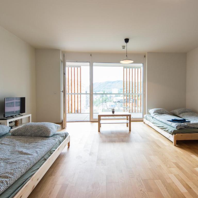Muzeta Graz - Eco-Friendly Parkview Holiday Apartments in Graz’s Smart City - Apartment mit 1 Schlafzimmer - 3