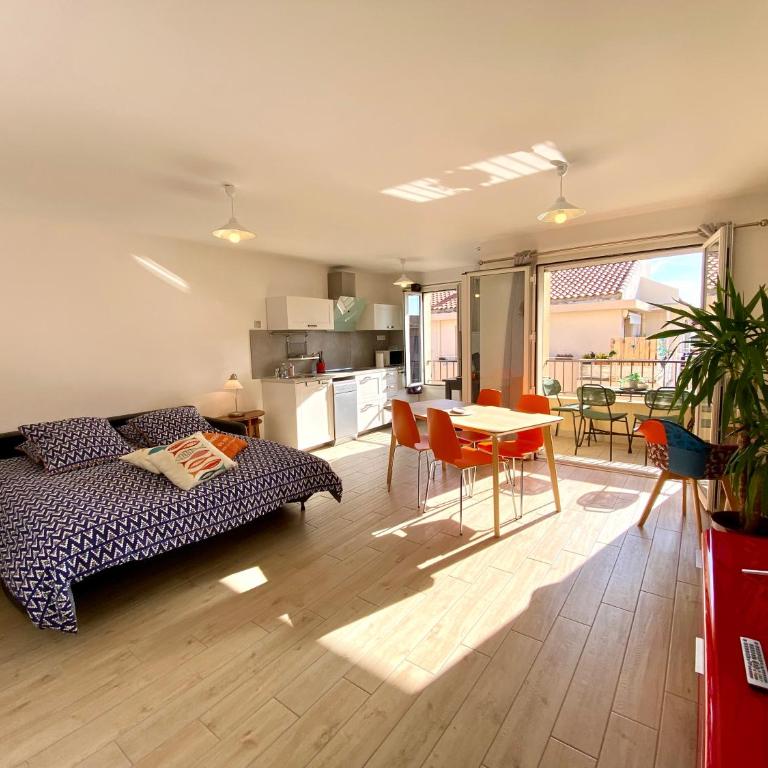 Coeursanary d'Audrey - Apartment mit 1 Schlafzimmer und Balkon - 8