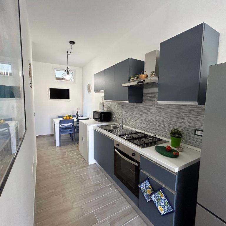 Blue Space 50 meters from the sandy beach, parking & wifi - Casa con 2 Camere da Letto - 7