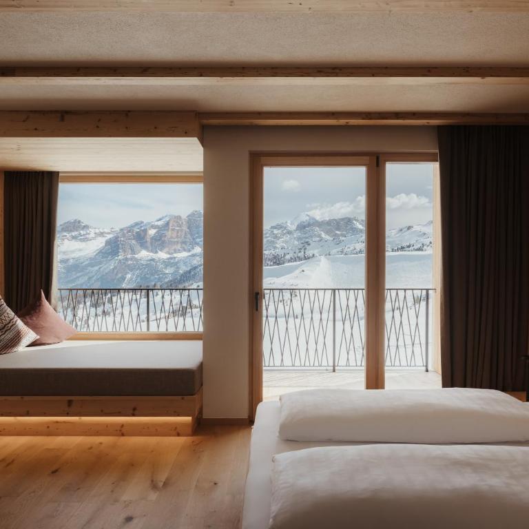 Rifugio Alpino Pralongià - Familienzimmer mit Bergblick - 9
