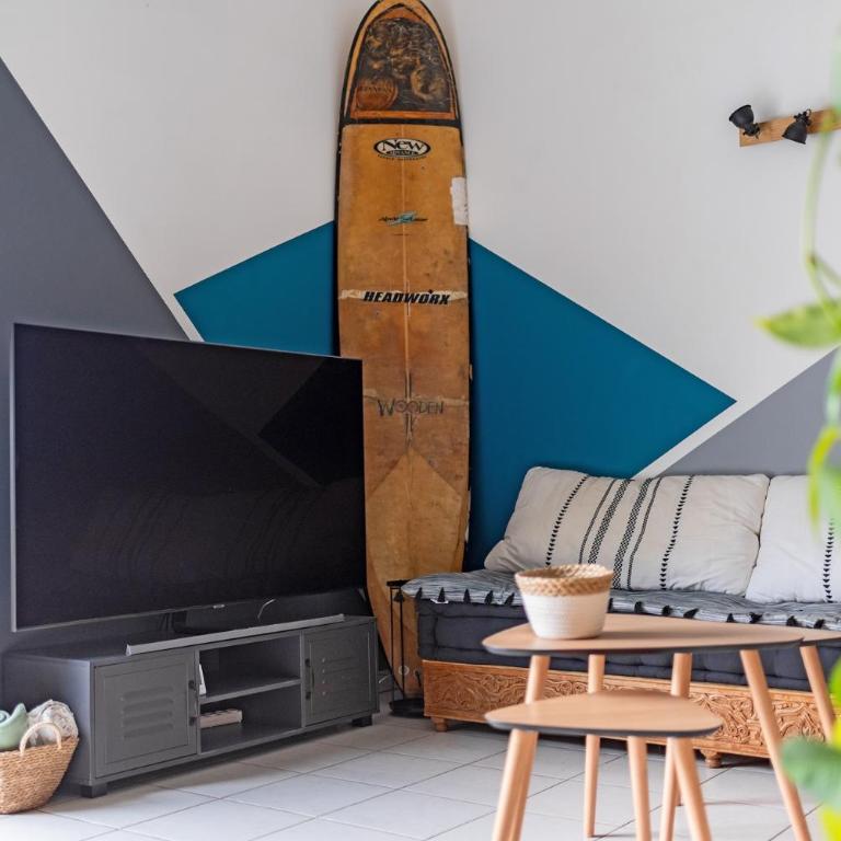 Le Surf : Triplex (T4) parking, rooftop et clim - Appartamento con 3 Camere da Letto - 10