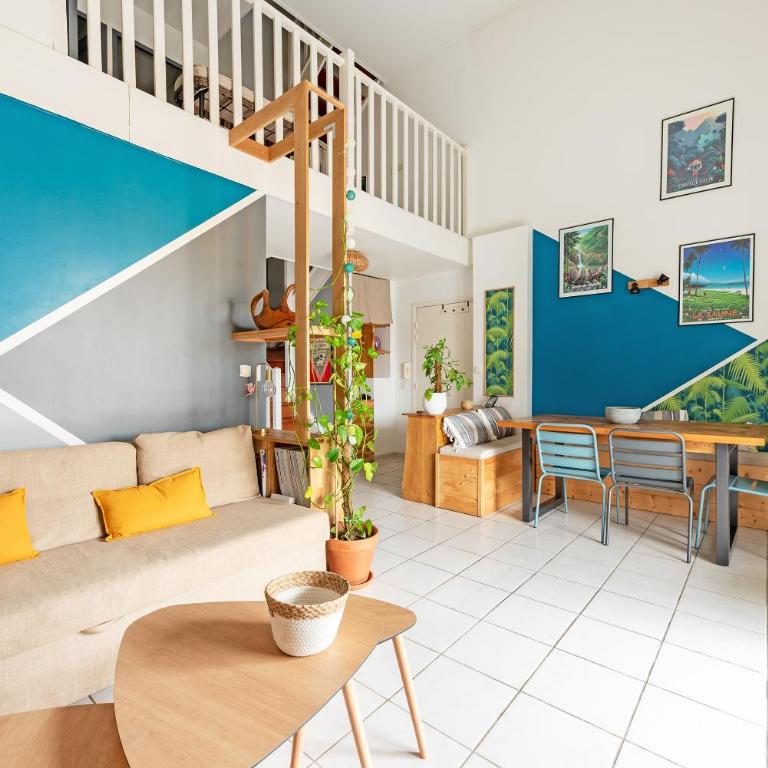 Le Surf : Triplex (T4) parking, rooftop et clim - Appartamento con 3 Camere da Letto - 15