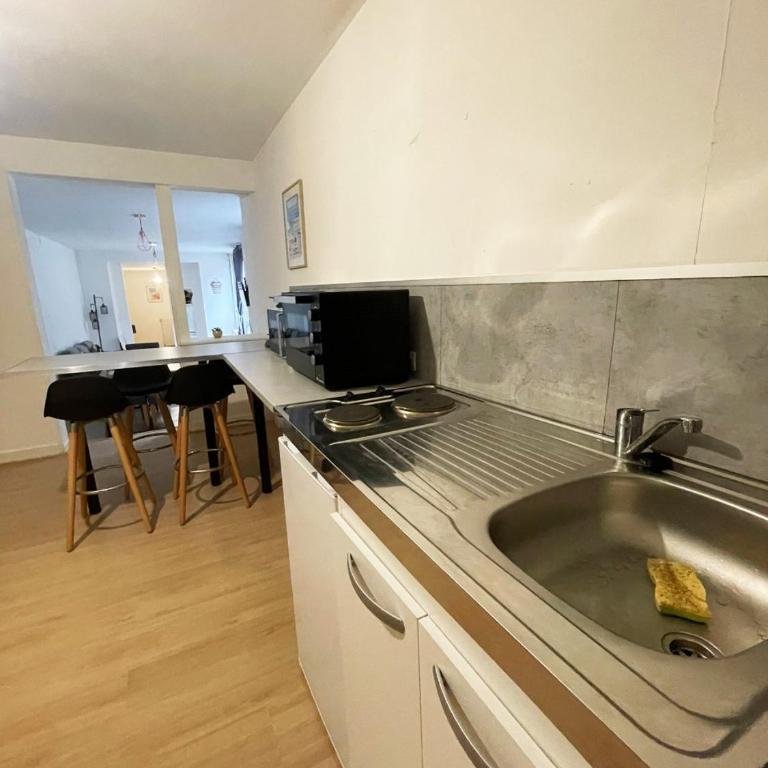 SPA central charmant duplex cosy 90m2 à 300m rue piétonne et 500 m du port - Appartement 1 Chambre - 60