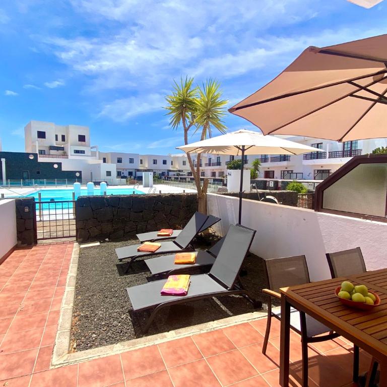 Casa Inma Las Piteras 25, piscina y mar - Apartamento de 2 dormitorios con balcón y terraza - 44