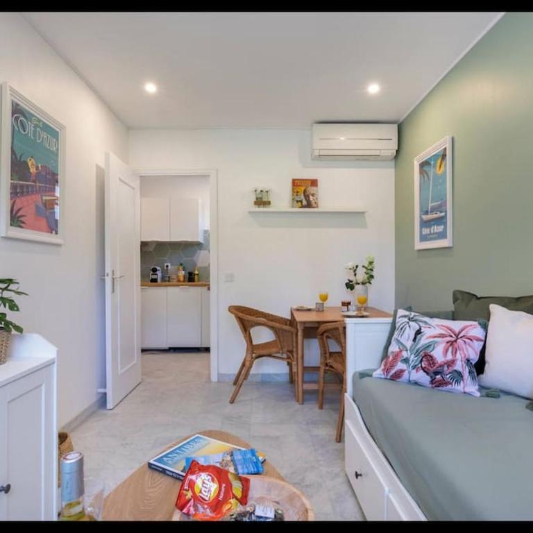 Jolie studio cosy proche mer sur Juan les pins - One-Bedroom Apartment - 4