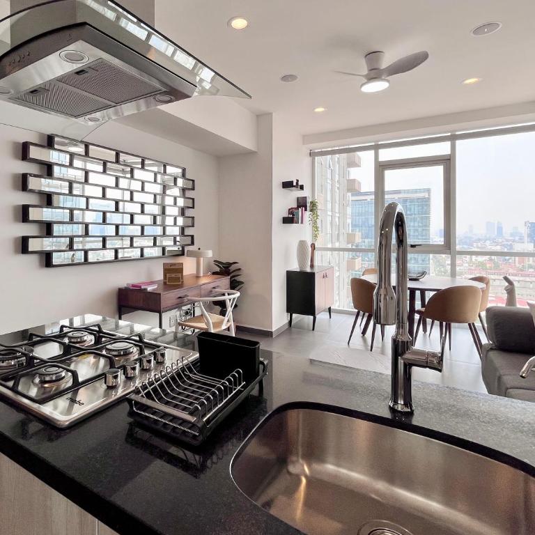 Mi Zona Lodging San Ángel - One-Bedroom Apartment with City View - 9