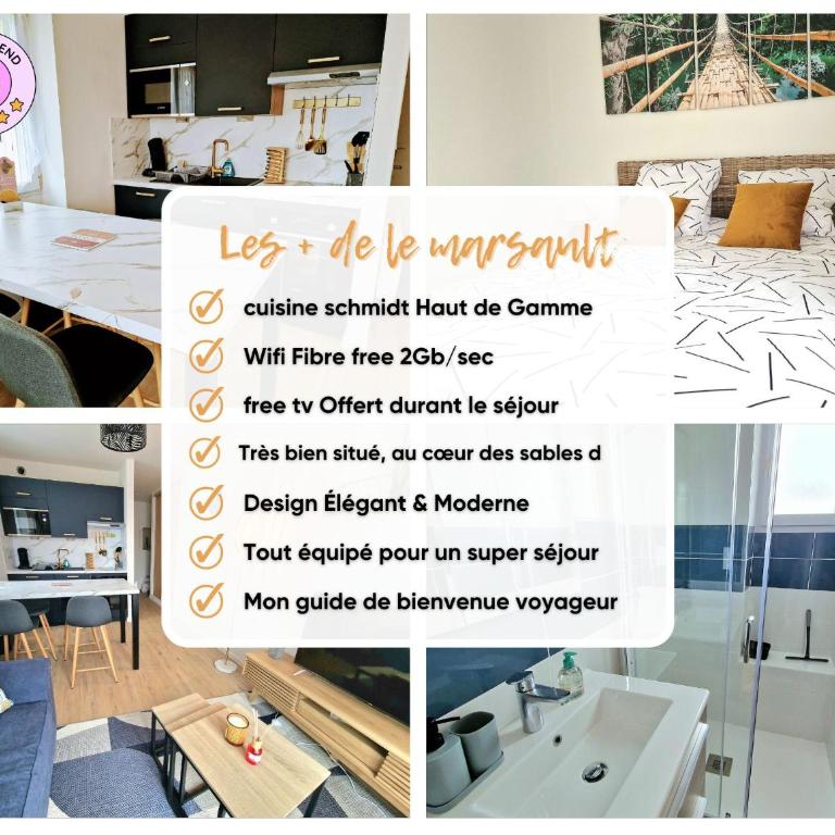 Le marsault - Apartment mit 1 Schlafzimmer - 3