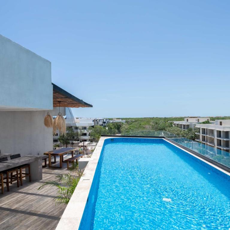 Akua 17 Tulum 2BR Rooftop Pool & Gym - Two-Bedroom Apartment - 48