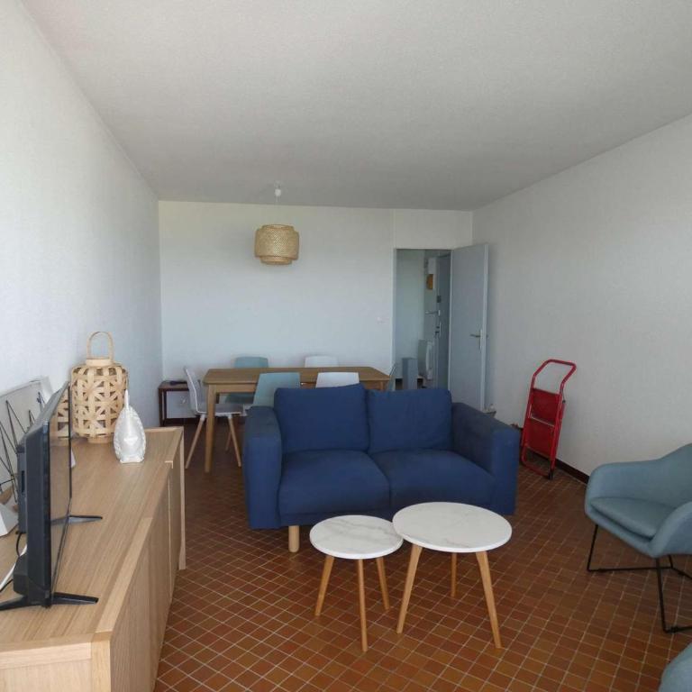 Appartement 3 pièces cabine avec piscine, vue mer, proche plage - FR-1-328-248 - Apartment - 3