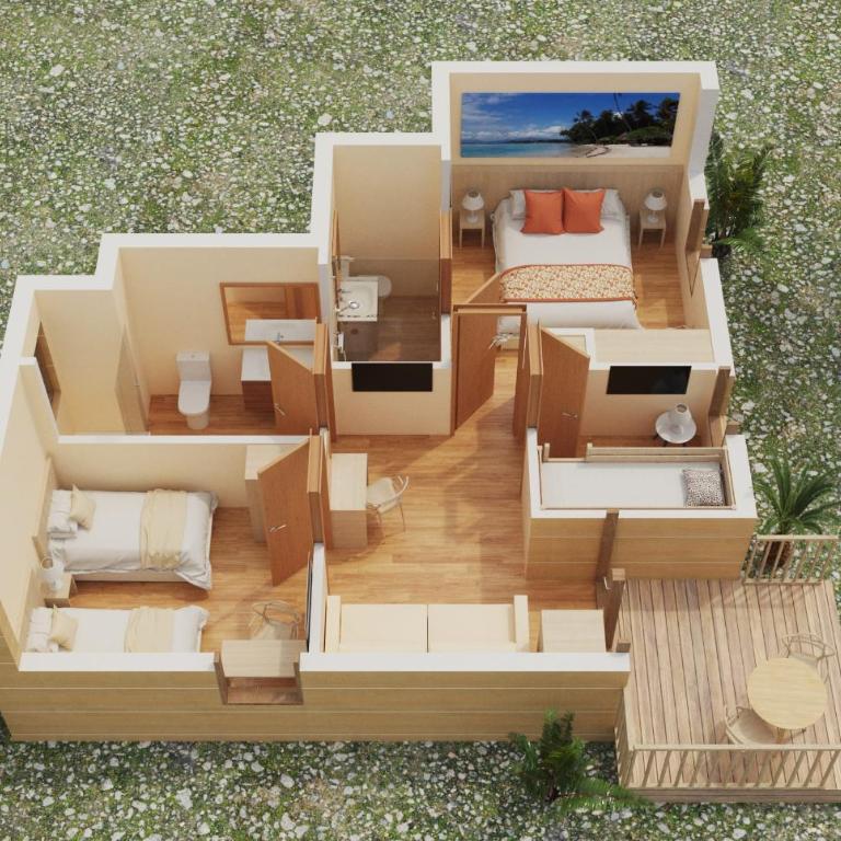 Magic Natura Resort - Bungalow de 3 dormitorios con acceso al parque Terra Natura (2 adultos + 4 niños) - 2