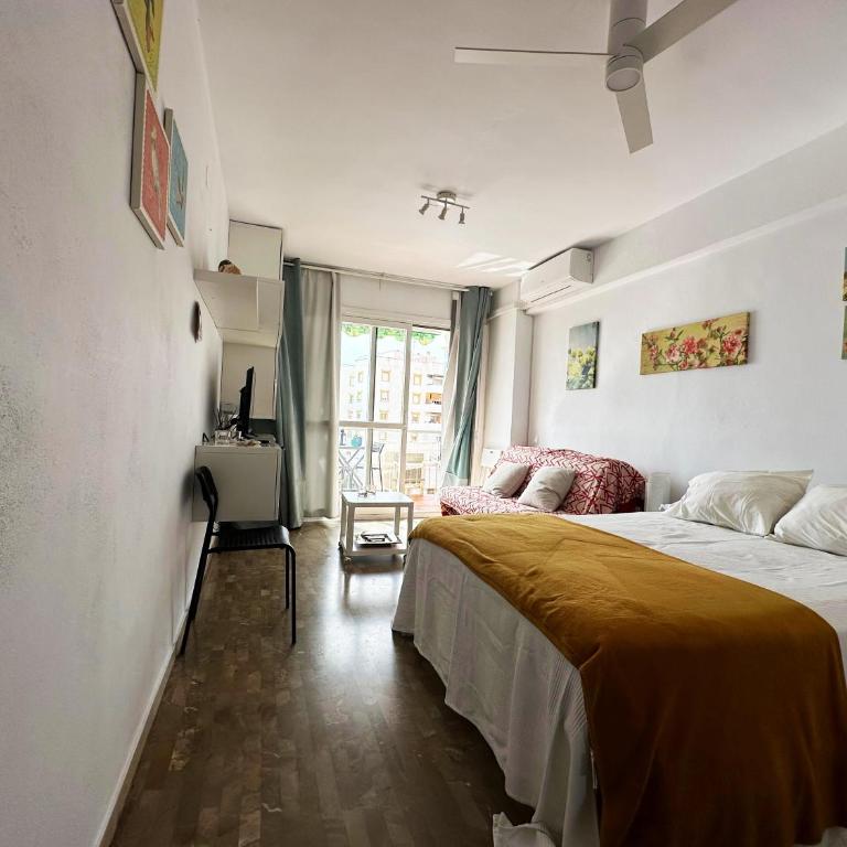 HAC - Terraza con vistas al mar, Wifi, centro a 200 metros, playa a 600 metros - Estudio con vistas al mar - 14