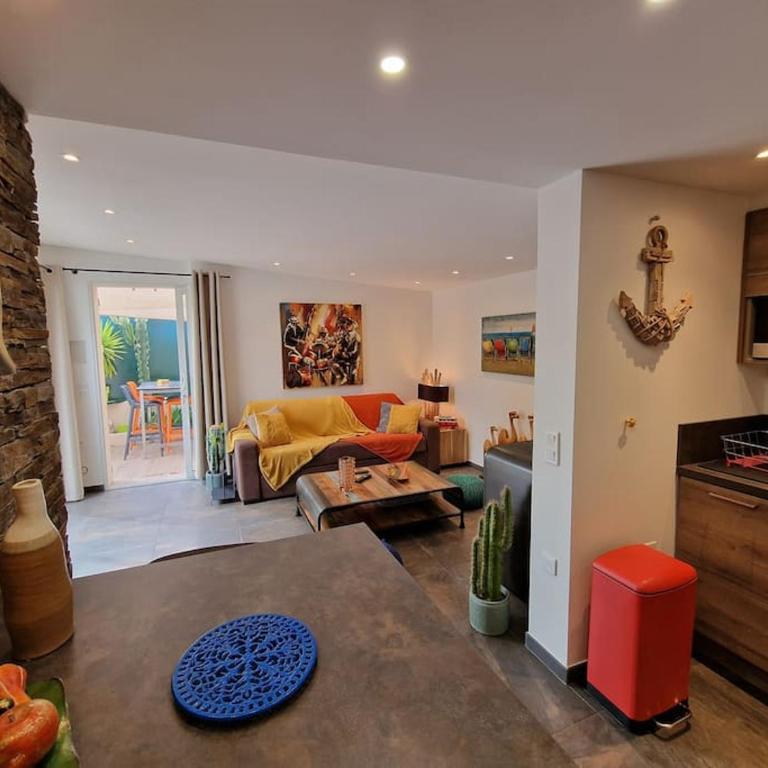 Appartement 2 Pièces proche mer calme dans villa - Apartment mit 1 Schlafzimmer - 21