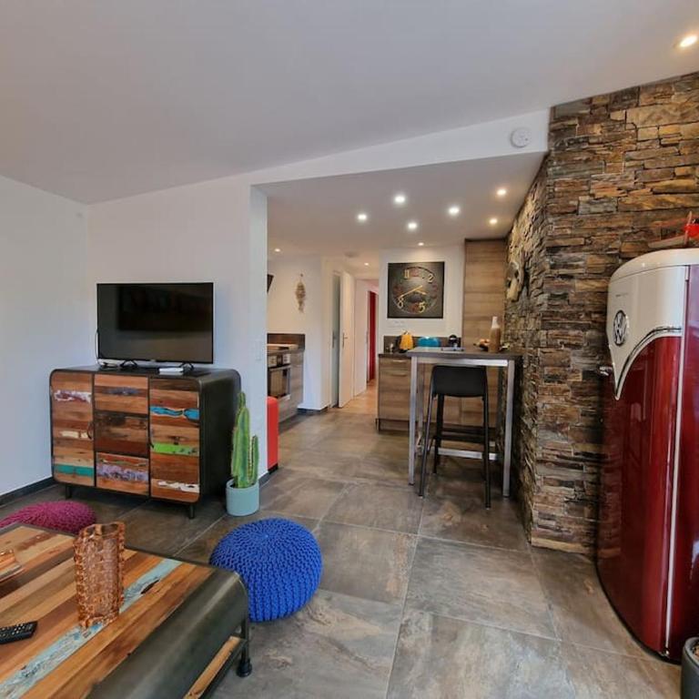 Appartement 2 Pièces proche mer calme dans villa - Apartment mit 1 Schlafzimmer - 23